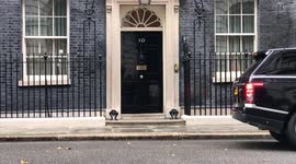Boris Johnson leaves 10 Downing Street ahead of tributes to Sir David Amess
