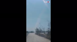 'Querétaro, Mexico: Driver stuck in a mini-tornado films his THRILLING experience'