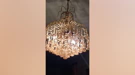 Chandelier shakes as Greece earthquake rocks Crete