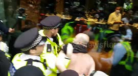 Anti-vaccine passport protester arrested outside Bill Gates foundation
