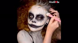 Norwegian makeup artist turns herself into spooky character in time for Halloween