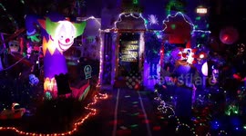 US house goes above and beyond with Halloween decorations