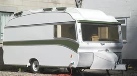 Classic caravan will be turned into a meeting room and office space