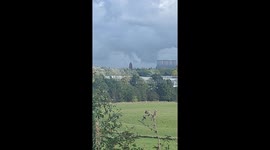Possible Widnes tornado captured on camera by amateur storm chaser from five miles away