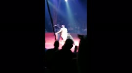 At a circus show, a bear attacked a pregnant trainer