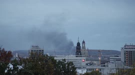 Smoke rises over Germany city after explosion at liquified gas plant