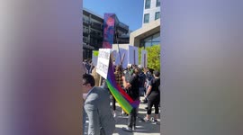 Transgender rights activists protest against Netflix over comedy show