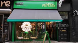Vegan Pizza Express Opens In The Strand In London.