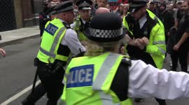 Arrests made as anti-vaccine protestors attempt to storm Bill & Melinda Gates Foundation office in central London