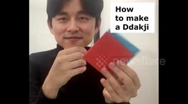 Awesome tutorial on how to make Ddakji Cards from uber-popular Squid Game