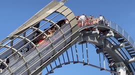 Japan roller coaster leaves passengers stranded after stopping at highest point