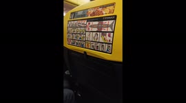 Ryan Air plane falling apart proof: Broken air con shockingly opens up to inside of plane on flight from Crete back to Leeds Bradford Airport.