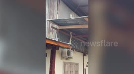 Run-down wooden home has hidden surprise inside as woman transforms bedroom
