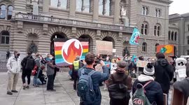 Fridays for Future Climate Strike in Bern, Switzerland