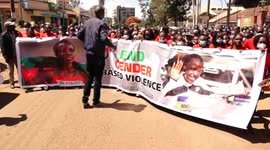 Hundreds attend funeral procession of murdered Kenyan athlete Agnes Tirop