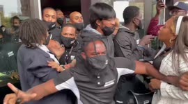 New York's Barclays Center stormed by protesters supporting Nets' Kyrie Irving