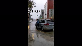 US: Traffic Lights Violently Sway As Bomb Cyclone Blasts West Coast With Strong Winds