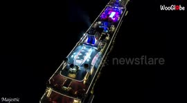 'UNREAL cruise view - 4K Drone footage offers aerial look at Mein Shiff 6'