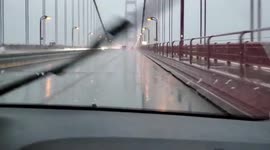 US: Eerie Hum Emanates From Golden Gate Bridge During Storm In Bay Area, CA