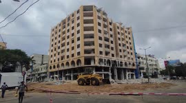 Remove The Rubbles Of Al-Jawhara Tower - Gaza