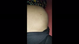 Babie moving inside Mom's belly at 30 weeks
