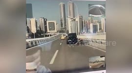 Chinese motorist detained after deliberately knocking over motorcyclist in China