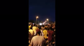 Sudanese protesters march through streets in response to military coup
