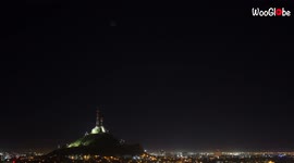 ''Super blue blood moon' visible in Sonora, Mexico *TIMELAPSE*'