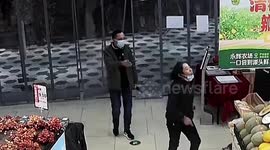 Chinese woman detained after spitting on fruits in supermarket
