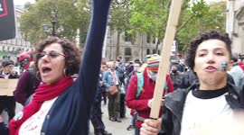 Assange supporters explain their protesting during his extradition hearing