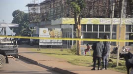 Tight security in Kampala, Uganda after two bomb explosives blast