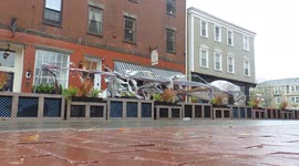 Storm Damage in Salem, Massachusetts on October 27, 2021 - Restaurant Clip 5
