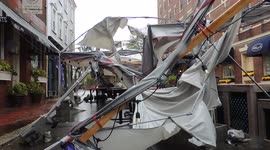 Extended look: Nor'easter damage slams famed Halloween town Salem, Massachusetts