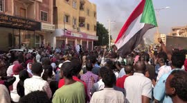 Protest In Khartoum As Sudan's Military Seized Power From A Transitional Government