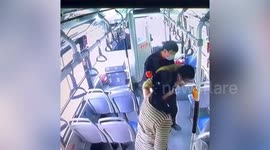 Bus driver in China stops vehicle to save passenger choking on food