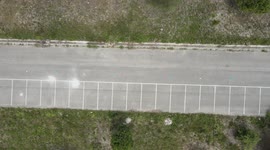 Driving course with cones. Gincana motorcycle in open space at low speed