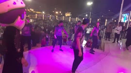 Dancers Deliver Spectacular Open Air Show In Egyptian Wedding