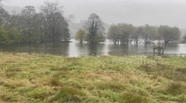 Cumbria flooding turns roads into rivers in the UK