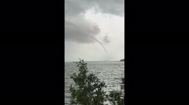 Waterspout spotted in Key West, Florida