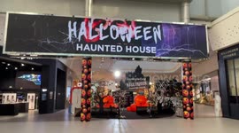 Halloween display at shopping mall in Bangkok, Thailand