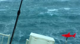 Emergency Response & Rescue Ship in 22 Meter Waves. (Part 5) The Largest Waves on the Planet at The Time of Filming
