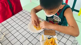 Customers play Squid Game Dalgona cookie challenge for free drinks at cafe