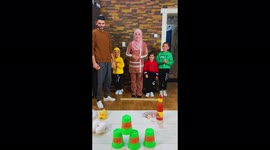 Hot sauce, lemons and eggs all vital components of this family's hilarious game