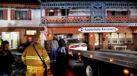 MVA into a buisness, Atlas, Northumberland County, Pennsylvania