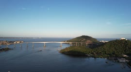 Amazing view from Terceira Ponte (bridge) in Vitória - ES Brazil