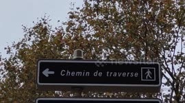 Harry Potter joke became true in Paris. A fake panel of Harry Potter