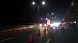 The LRT Jakarta, Indonesia Collision Evacuation Process Is Staged