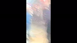 Intense moment homeless veteran and troll get into alteration during Hollywood's Halloween