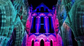 Illuminations return to Whitby Abbey in North Yorkshire