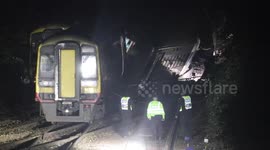 Major incident declared after two trains collide in Salisbury, UK